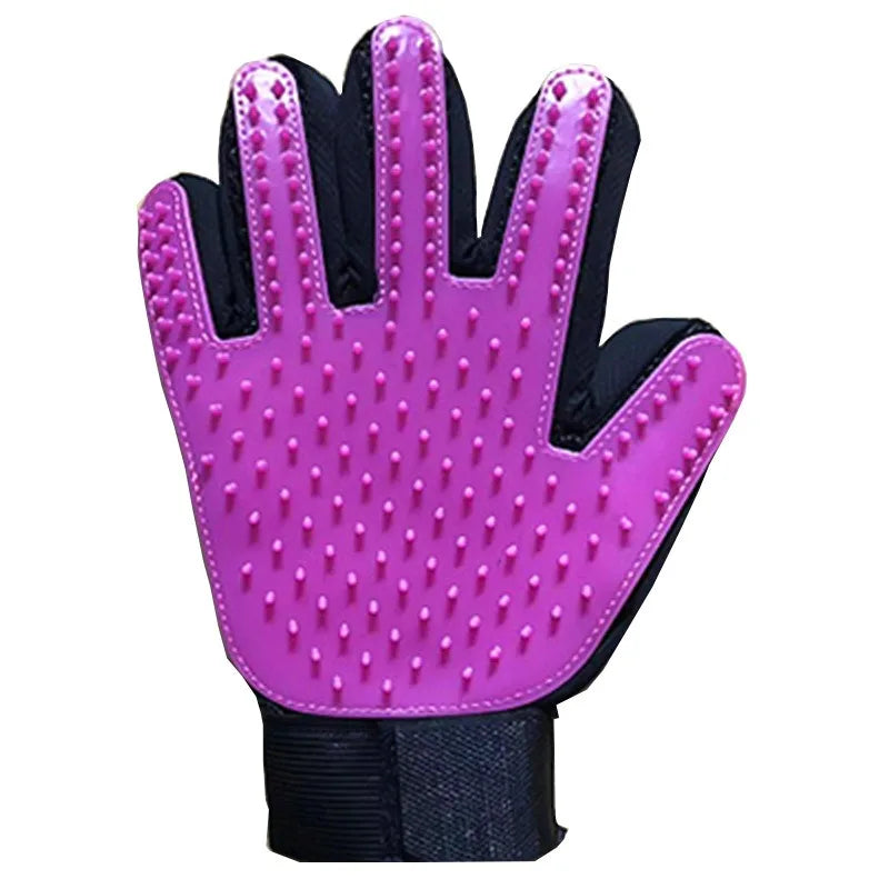 Hot Selling Pet Hair Combing Gloves. Sturdy Durable Hair Removal Cats & Dogs