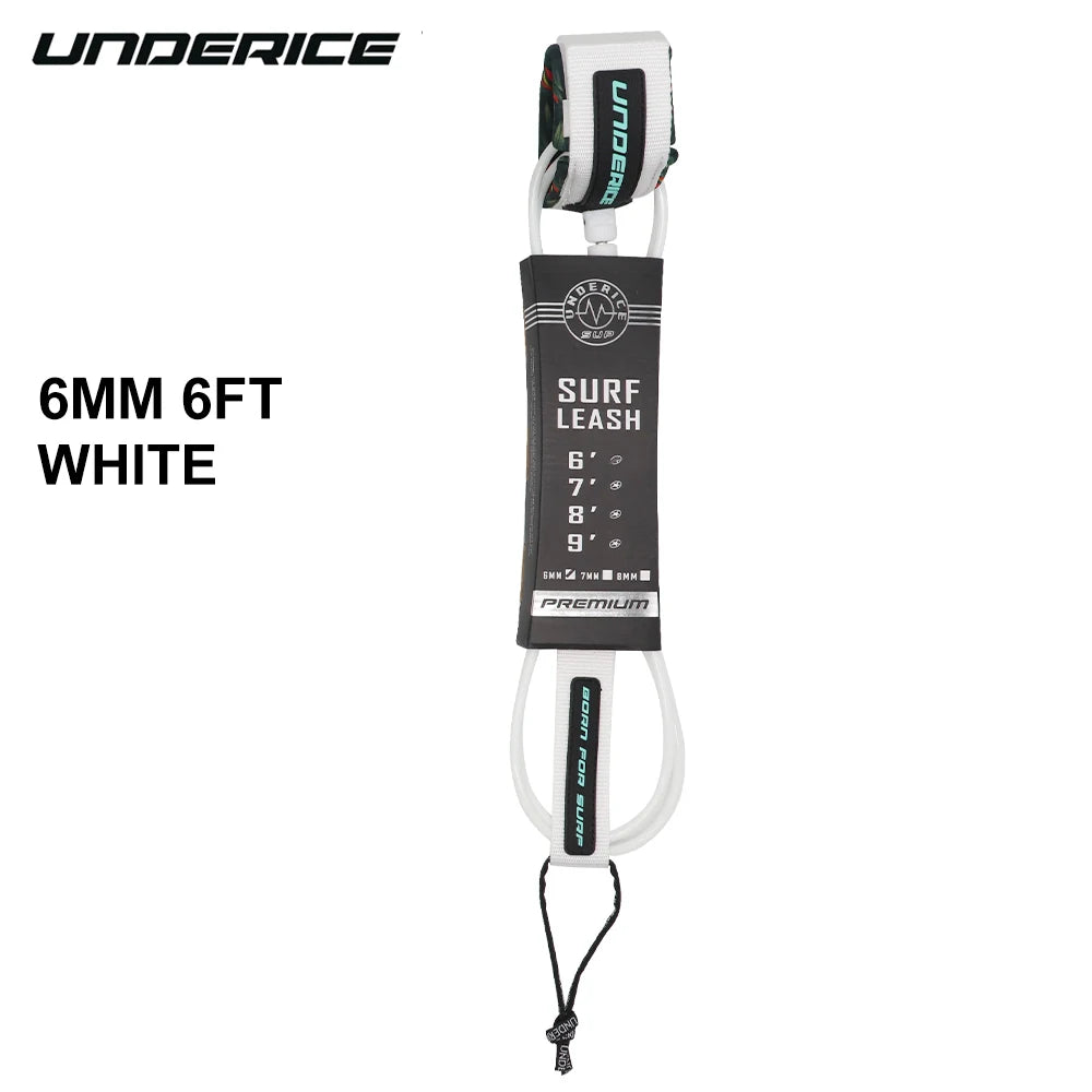 SUP Board 6-10FT Surf Leash Surf Leg Rope Surfboard Leash TPU Stainless Swivels Inflatable Paddle Board Longboard Foot Rope