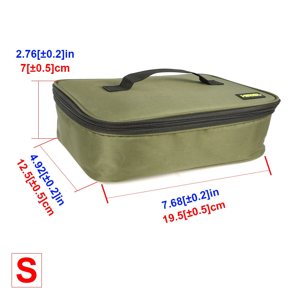 Hirisi Multi-Purpose Carp Fishing Bag - PVC Oxford Material, Fish Reel & Lure Storage, Tackle Accessory Organizer