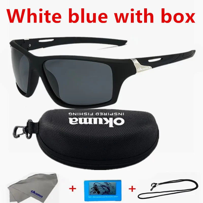 2025 Okuma Polarized Fishing Sunglasses UV400 Protective Bicycle, Driving, Hunting, Outdoor Sports Equipment
