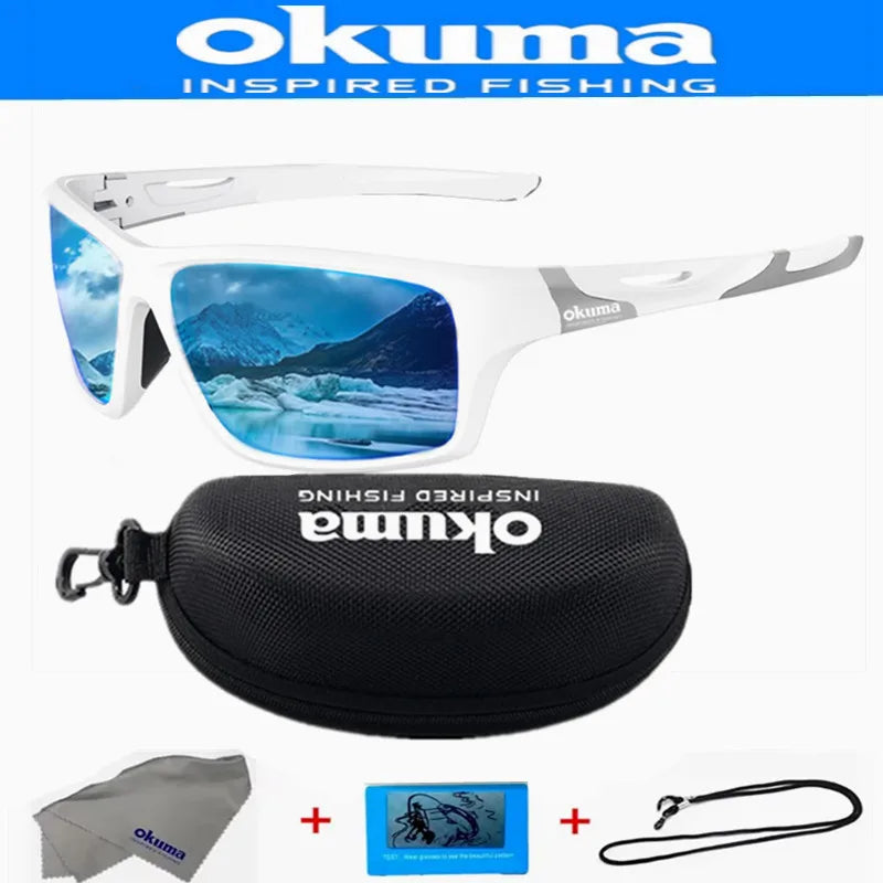 2025 Okuma Polarized Fishing Sunglasses UV400 Protective Bicycle, Driving, Hunting, Outdoor Sports Equipment