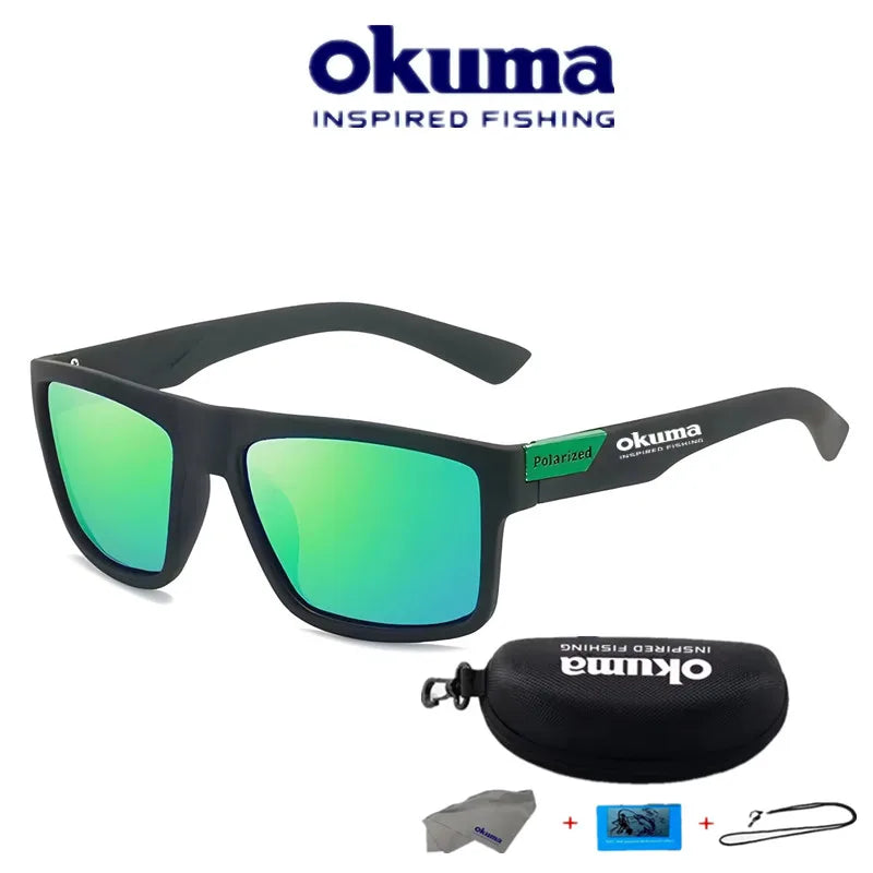Okuma fashion vintage polarized fashion glasses retro driving fishing luxury fashion glasses, anti-glare eyewear eyepiecesUV400