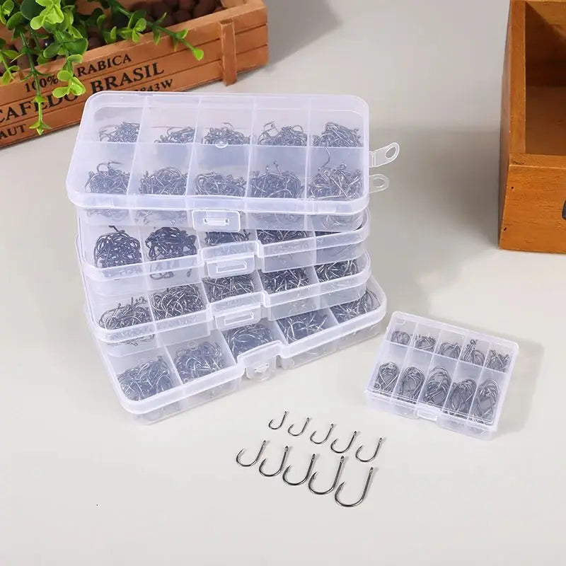 AquaPro Boxed Hooks Set - Rust Resistant Stainless Steel