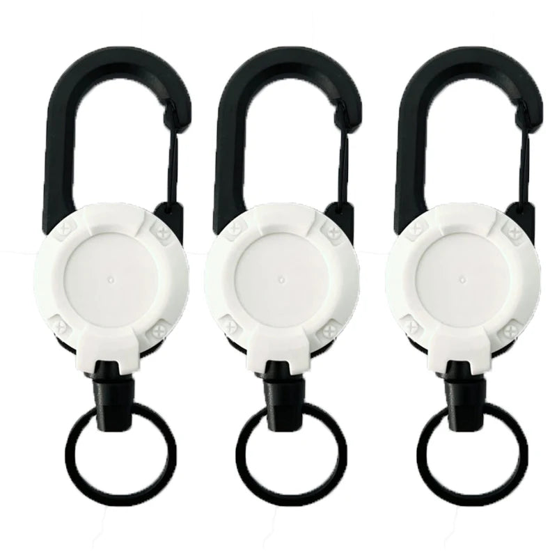 KeyGuard Retractable Wire Rope Keychain - Easy Access