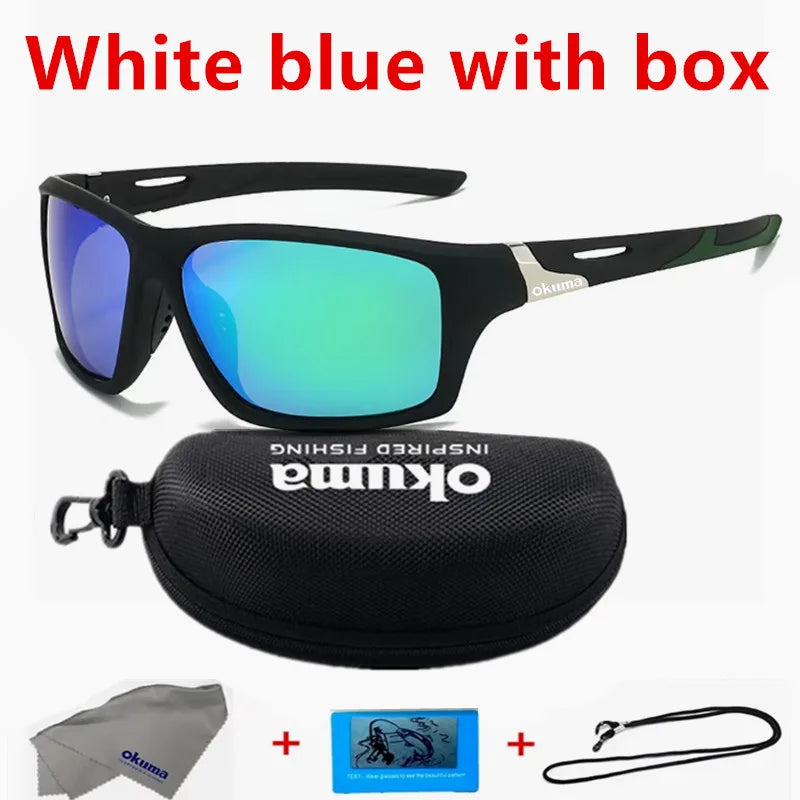 2025 Okuma Polarized Fishing Sunglasses UV400 Protective Bicycle, Driving, Hunting, Outdoor Sports Equipment