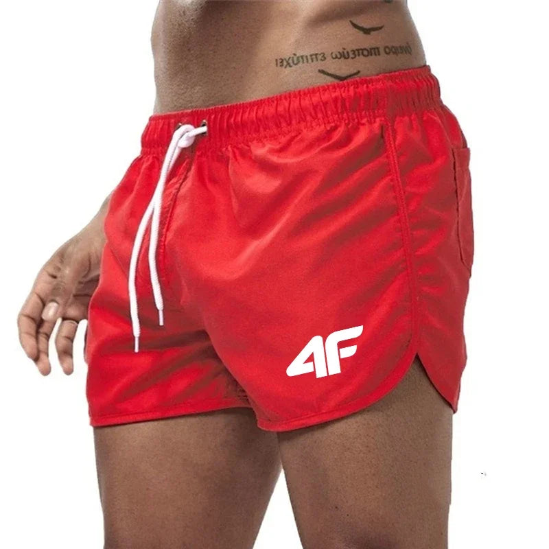 Men's Shorts 2025 Beach Trunks Summer Swim Gym Quick Drying