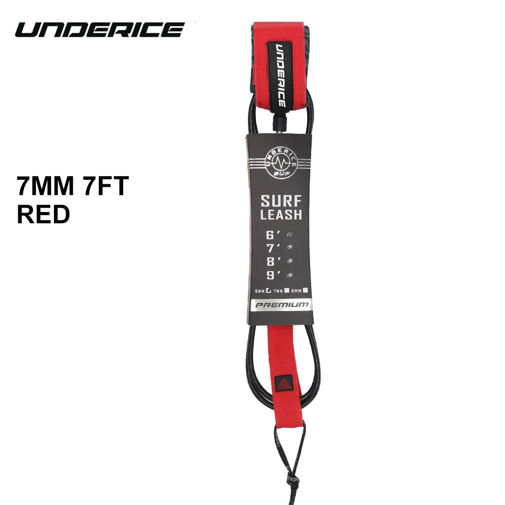 SUP Board 6-10FT Surf Leash Surf Leg Rope Surfboard Leash TPU Stainless Swivels Inflatable Paddle Board Longboard Foot Rope