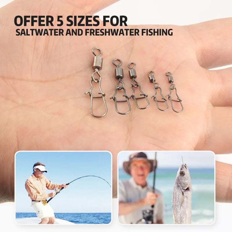 AquaPro Stainless Fishing Connector Pins 50pc - Durable
