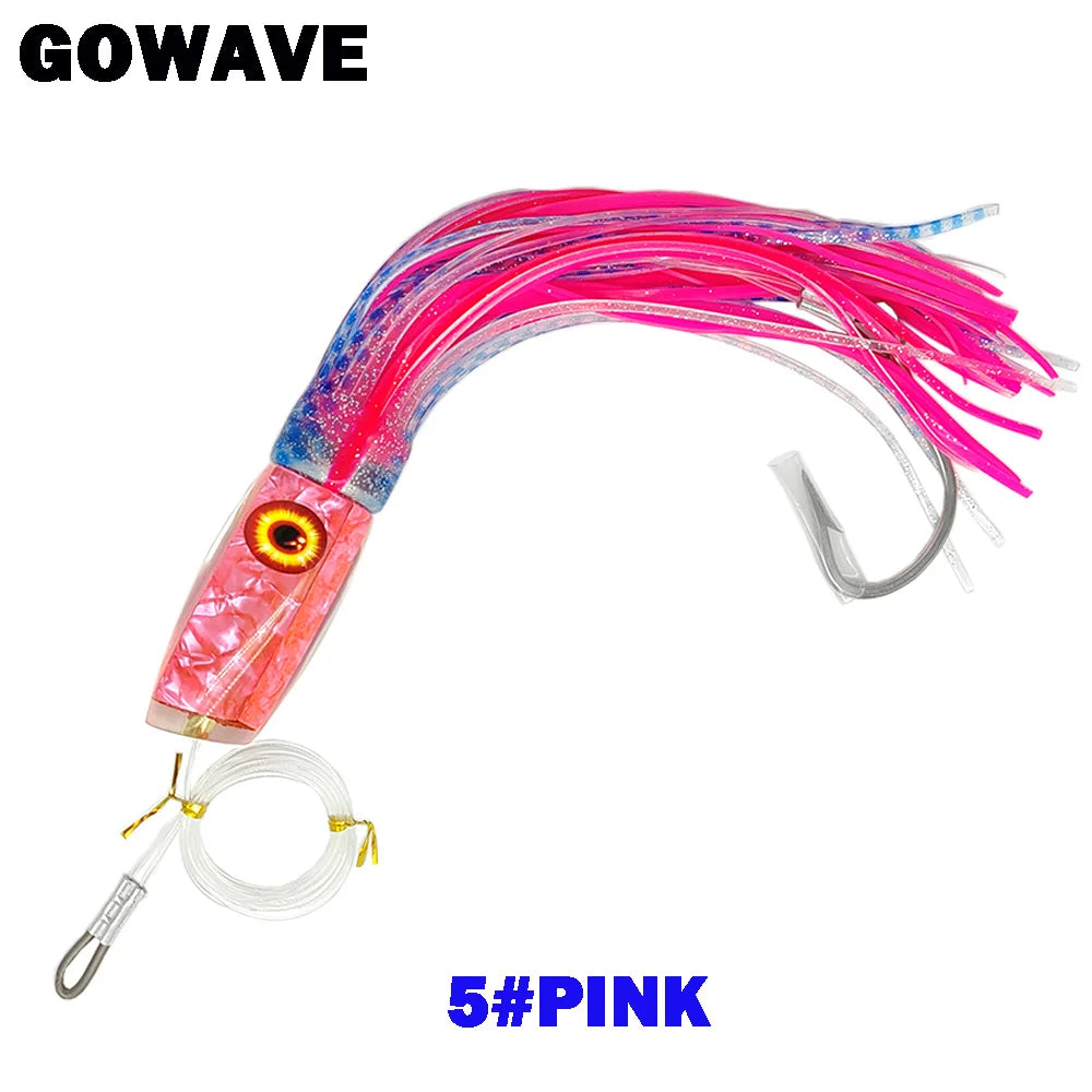 Mahi Lure 32cm 295g Octopus Skirts Trolling Lures Saltwater Big Game Fishing Offshore Deep Sea Fishing Tuna Wahoo Marlin Bait