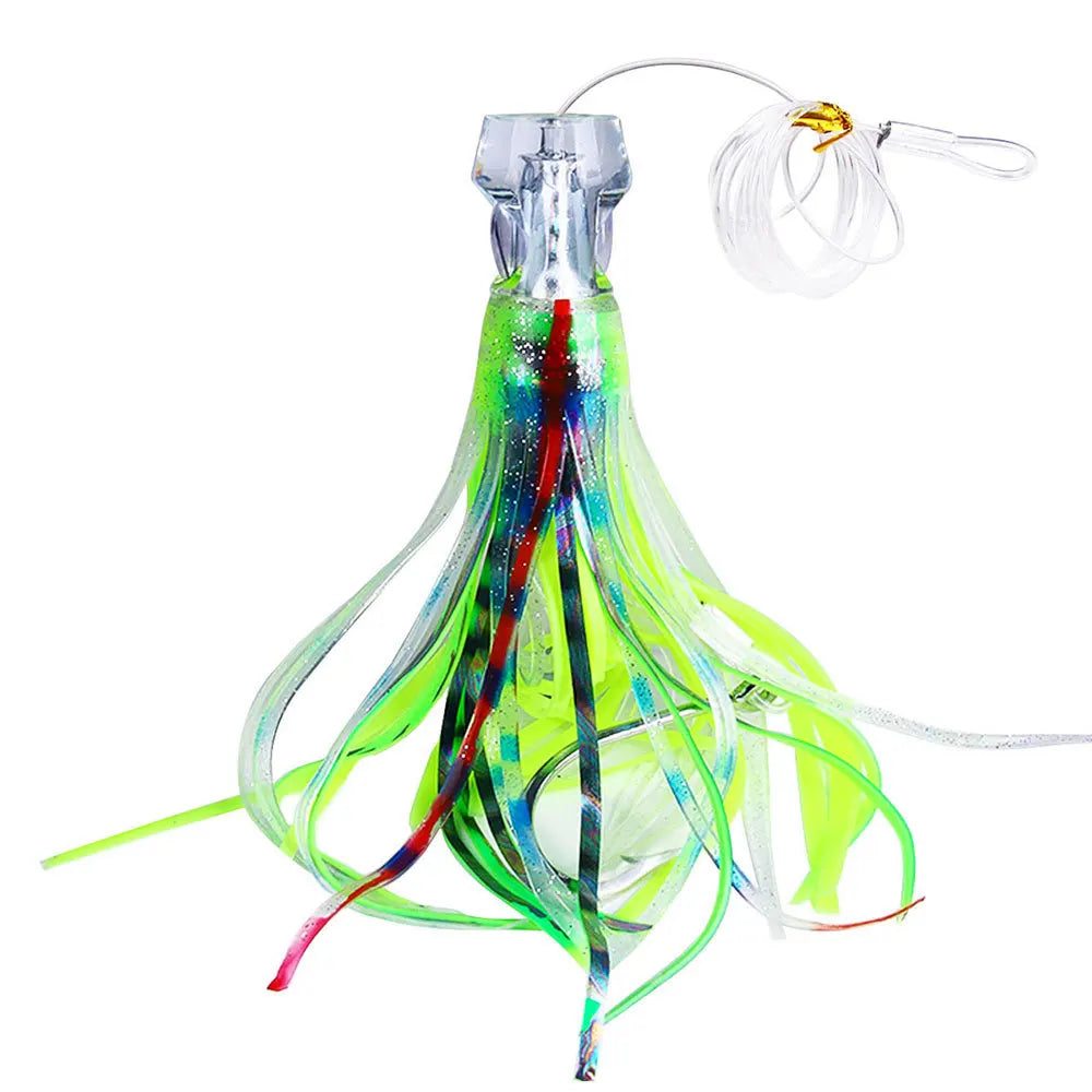 AquaForge Two Sizes Squid Lures - Wire Bait And Soft Lure