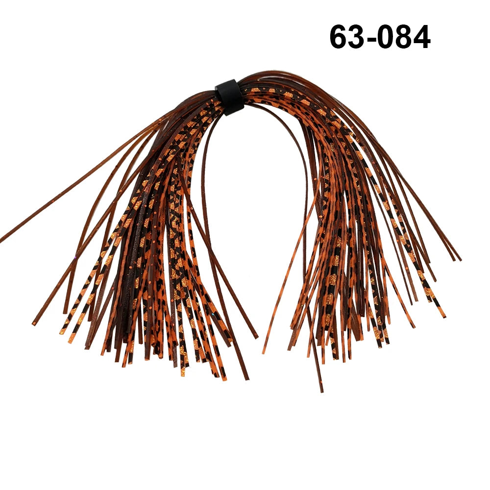 5 pcs/lot 44 Strands Silicone Skirts Umbrella skirts Fishing Accessories Buzzbaits Spinner Buzz Bait