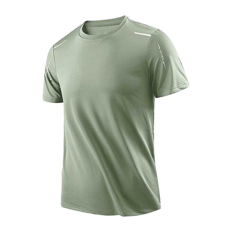 CHRLCK Men's Quick Dry Running Tee - Breathable Outdoor