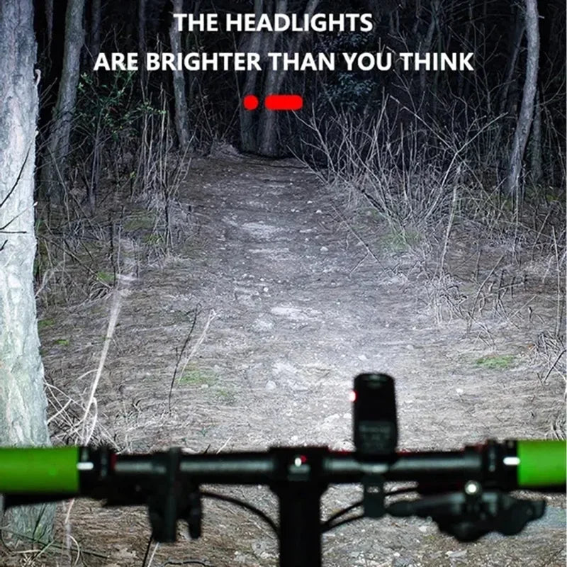 TrailBeam T6 1200LM Bike Headlamp - USB Rechargeable