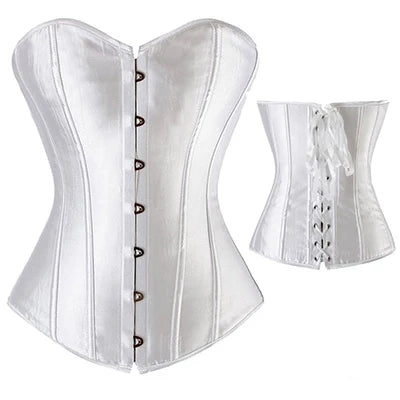 Women’s Steampunk Gothic Clothing. Plus Size Corsets Lace Up Bustier Body Shapers S-6XL