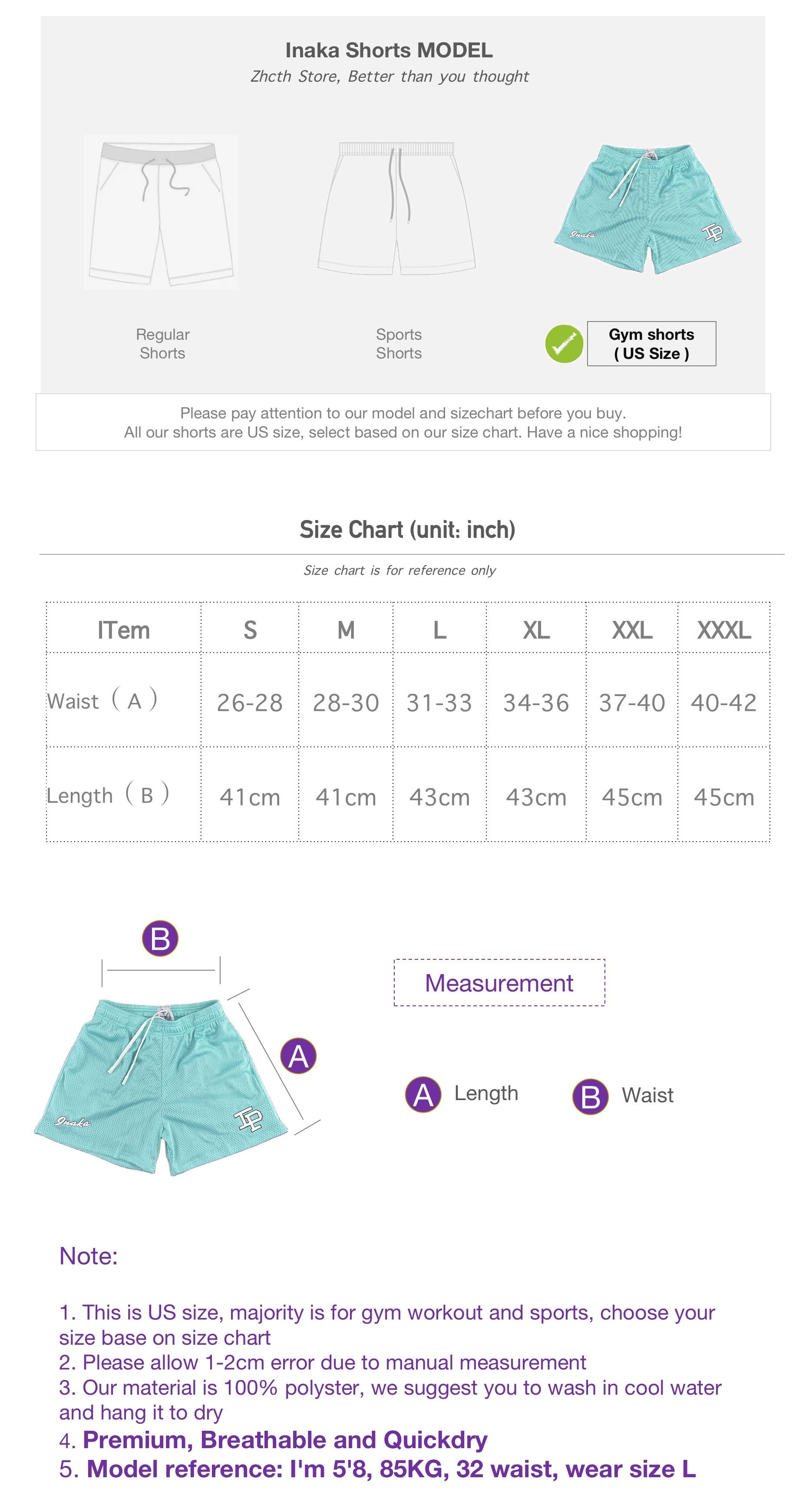 Inaka Power Shorts 2022 Men Women Classic GYM Workout Mesh Shorts One Layer Inaka Shorts Fashion Design