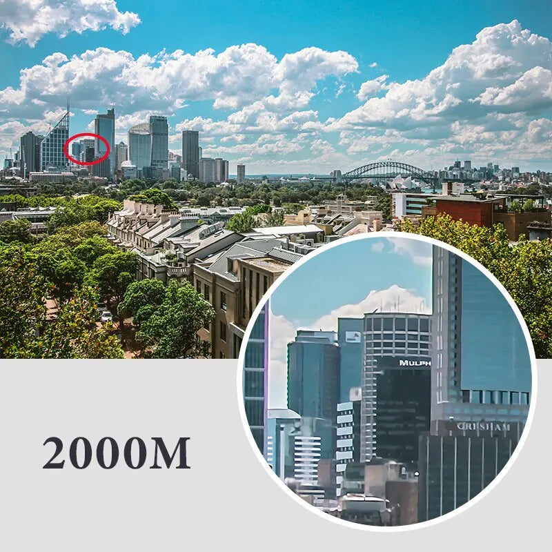 Choice 40x22 HD Binoculars Folding 2000m - Long Range View