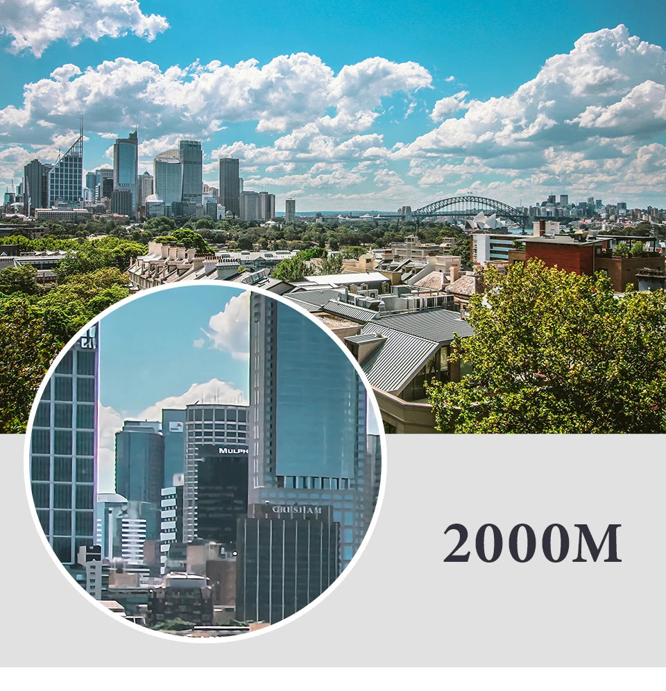 Choice 40x22 HD Binoculars Folding 2000m - Long Range View