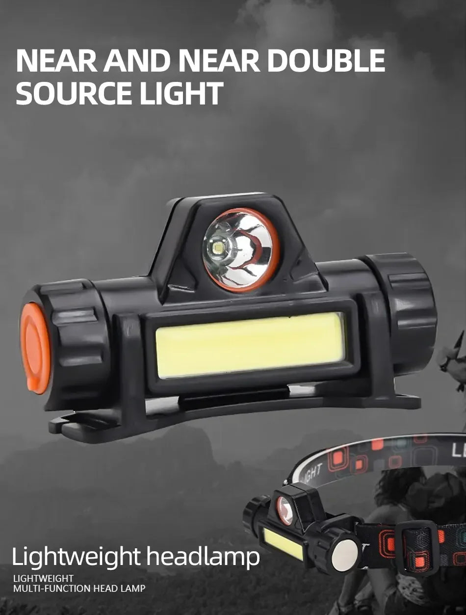 Other Choice Headlamp COB LED - Magnetic USB Waterproof