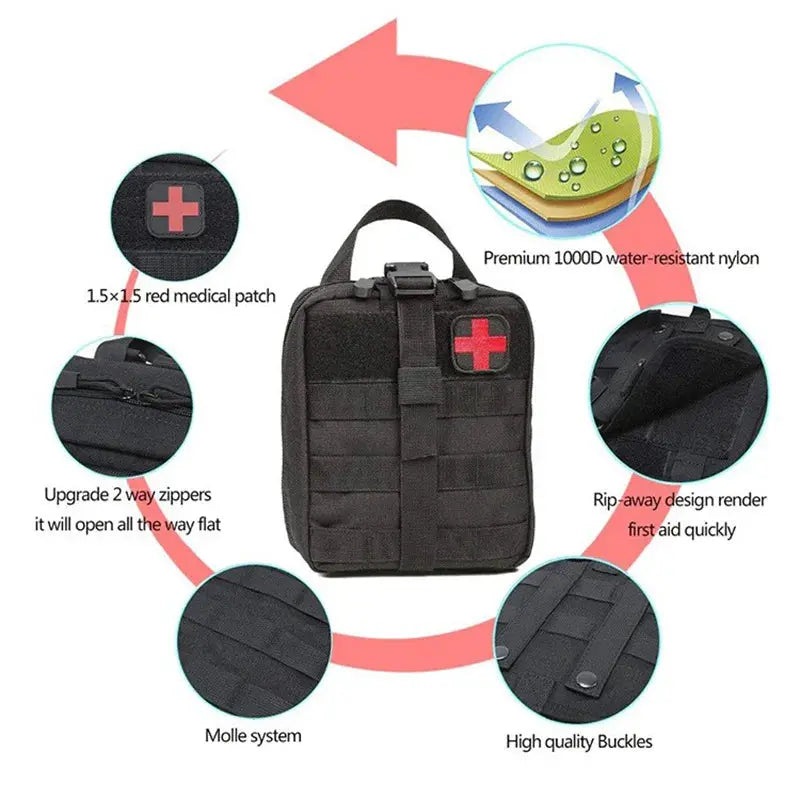 Choice Tactical First Aid Kit - Military Storage Bag