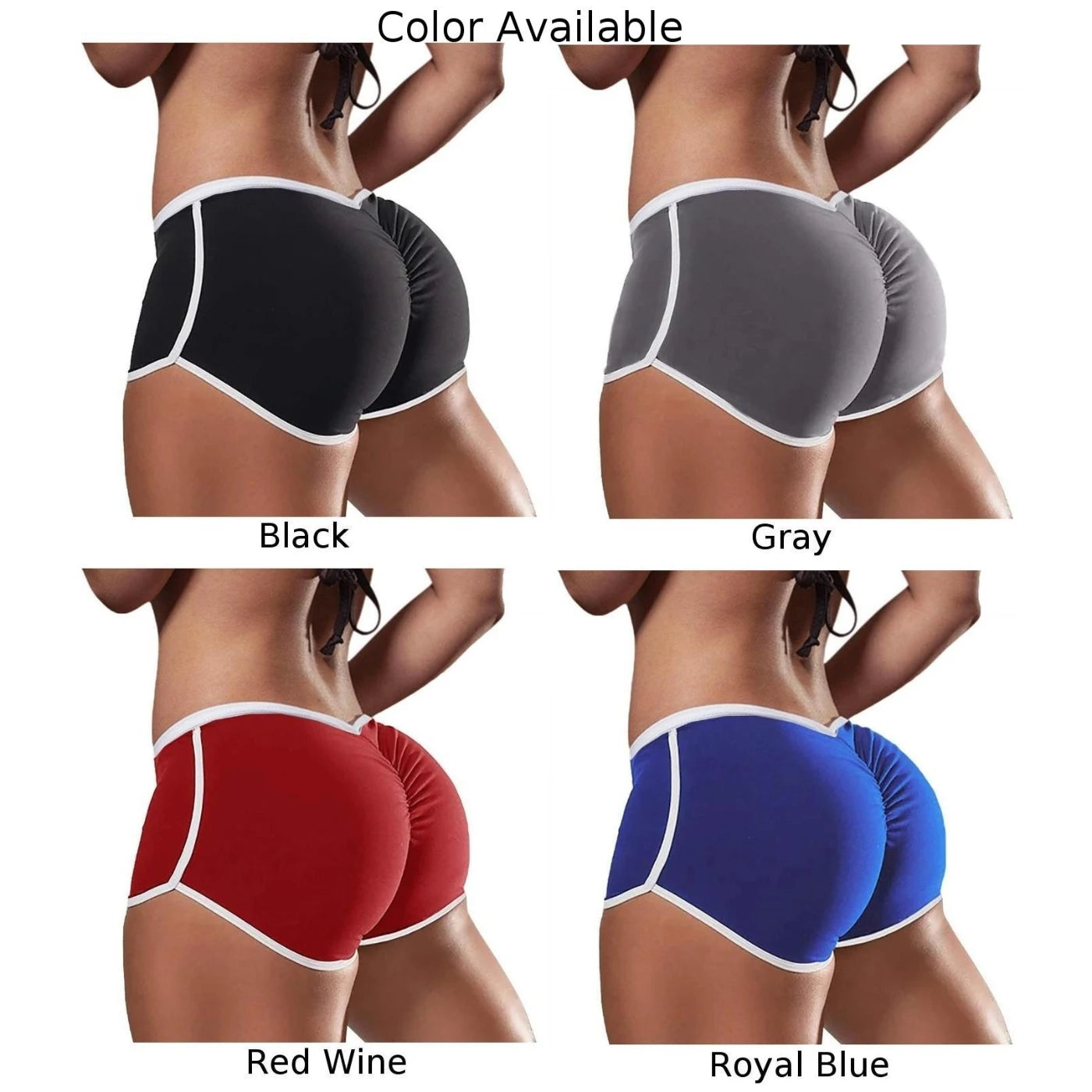 Craft of Weaving Womens Gym Shorts - Butt Lift Breathable