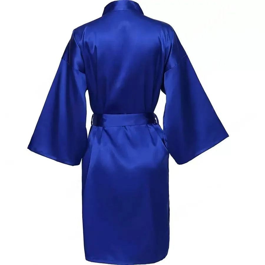Bridal Satin Custom Bridesmaid Kimono - Personalized Robes