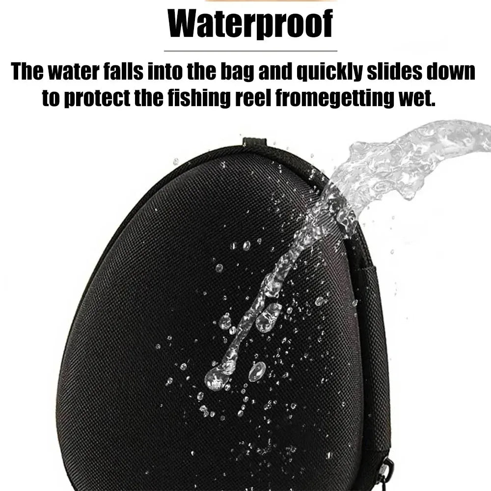Portable EVA Fishing Reel Bag Protective Case Cover Fishing Bag fishing accessories for Drum/Spinning/Raft Reel Fishing goods