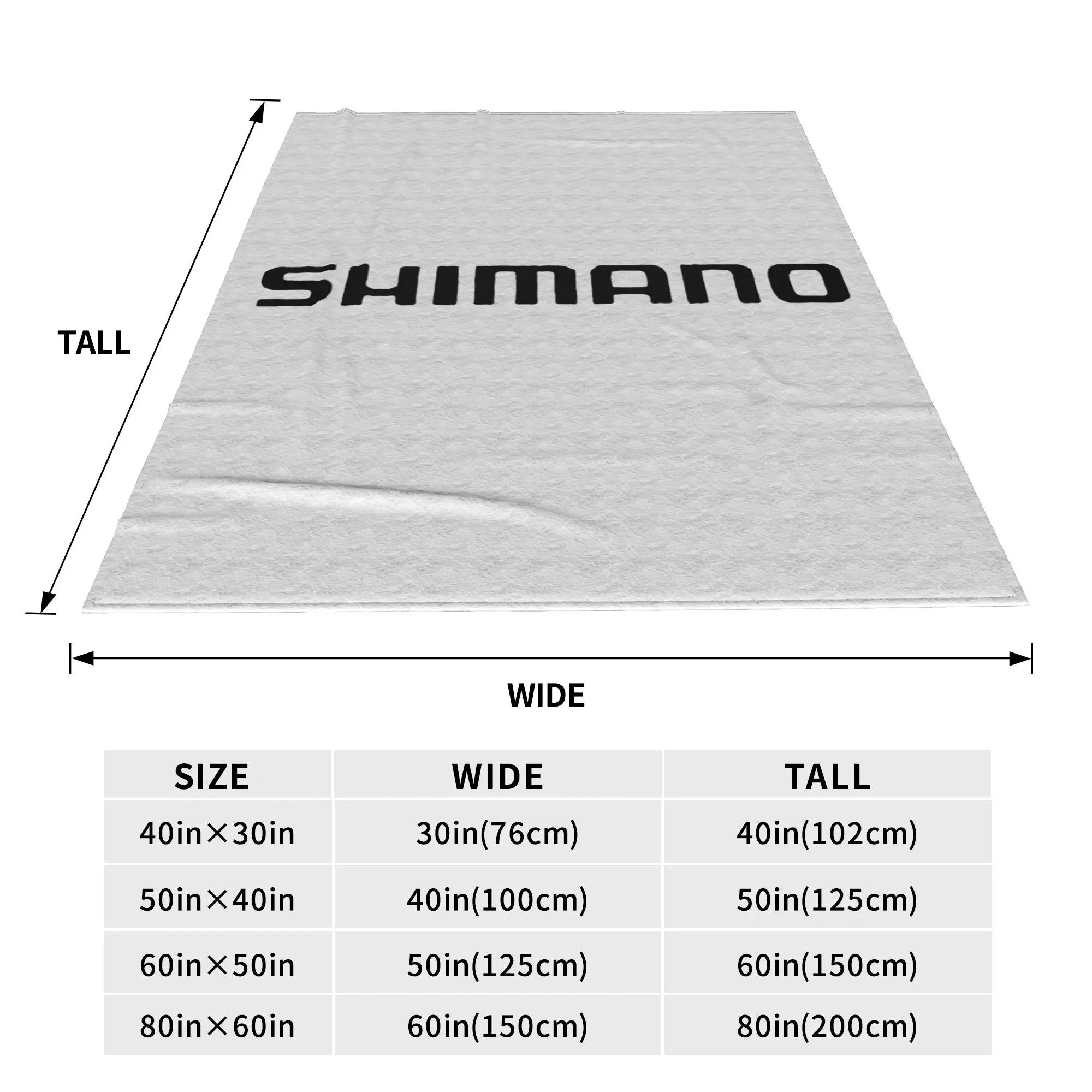 Shimano Fishing Fish Merch Blanket Soft Warm Flannel Throw Blanket Bedspread for Bed Living room Picnic Travel Home Sofa