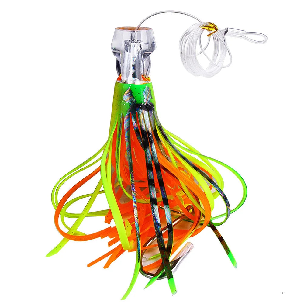 1pc Trolling Lure 65G/100G Deep Sea Boat Fishing Tuna Bait Octopus Saltwater Lures for Mahi Marlin Wahoo Big Game Fishing Tackle
