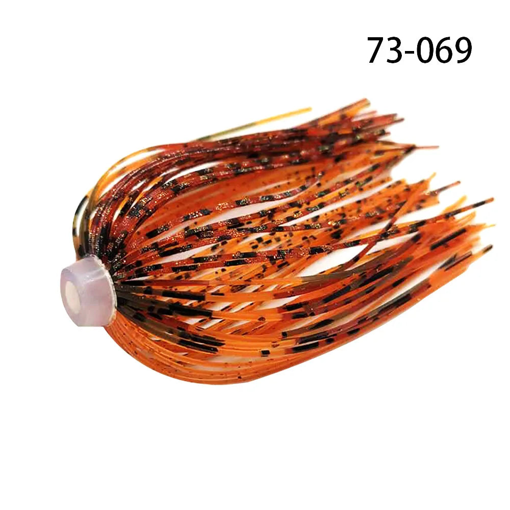 3/10 pcs/lot 88 Strands 64mm Silicone Skirts Elastic hole Umbrella skirts Fishing Accessories Buzzbaits Spinner Buzz Bait