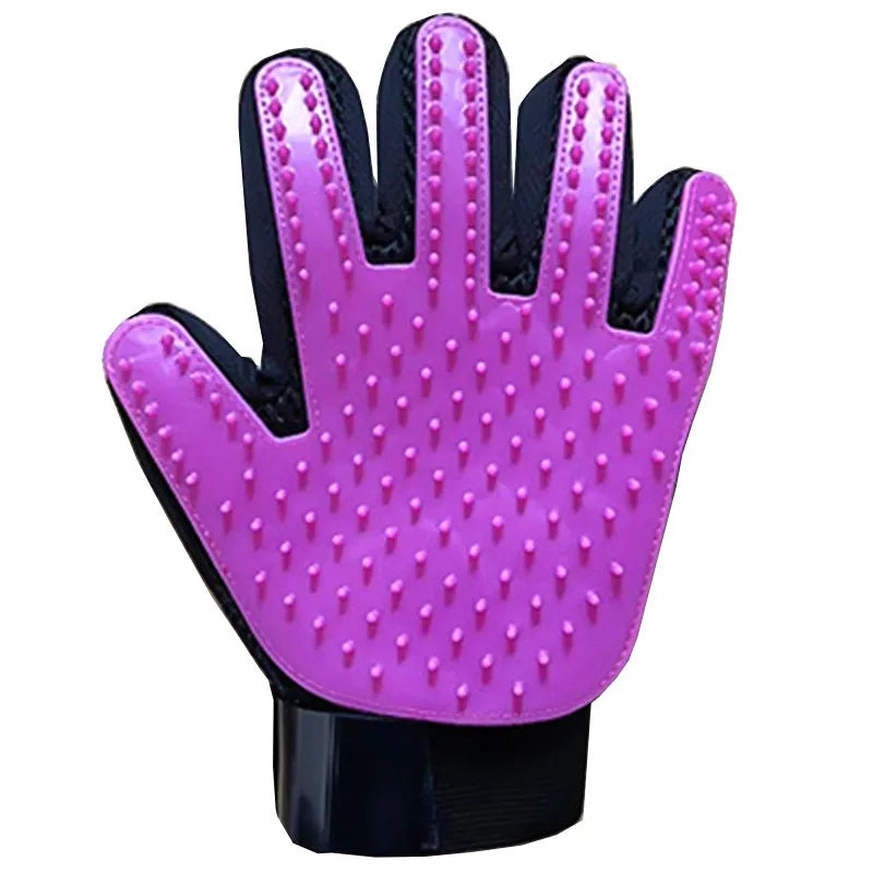 Hot Selling Pet Hair Combing Gloves. Sturdy Durable Hair Removal Cats & Dogs