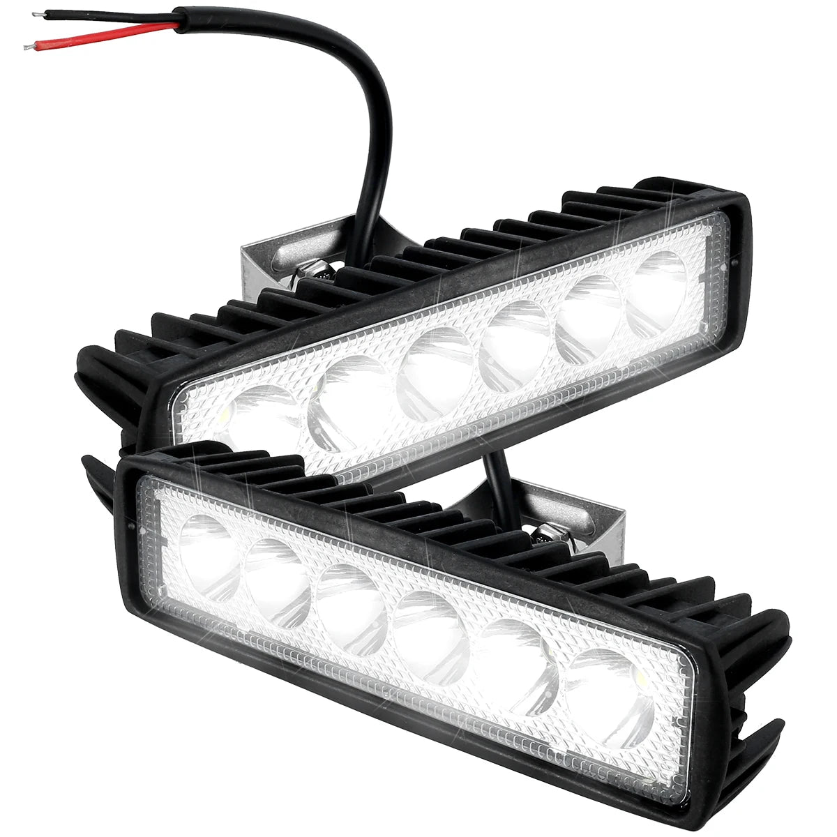 TrailNova Led Strip Work Light - 18W 6000K IP67 Waterproof