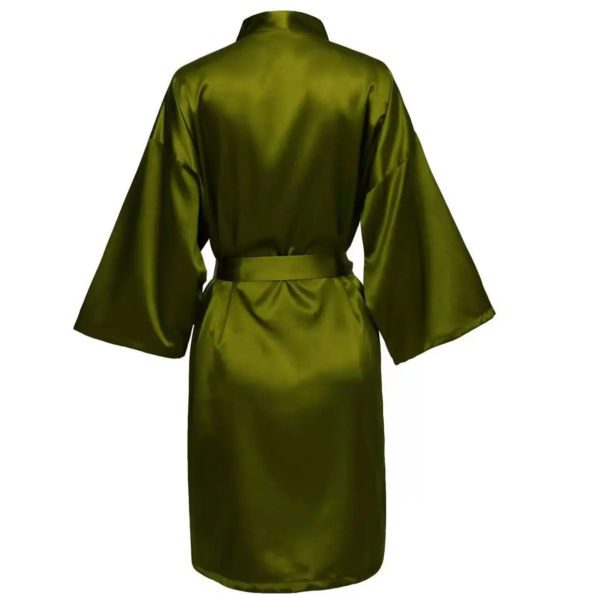 Bridal Satin Custom Bridesmaid Kimono - Personalized Robes