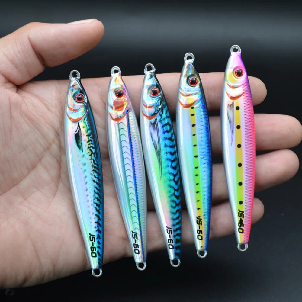 3D Hard Candy Jigs Bluefin Tuna, Yellowfin, Yellowtail, Mahi-Mahi, Wahoo Saltwater Fishing Jig. 30g-150g