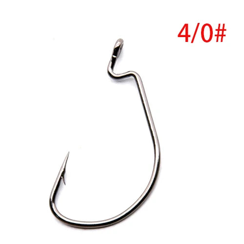 Gamakatsu OFFSET WORM HOOK (Width) Fishing Tee Hooks Sea Assist Hook Triple Treble Hooks Jig Head Fishing Carp Squid Hook