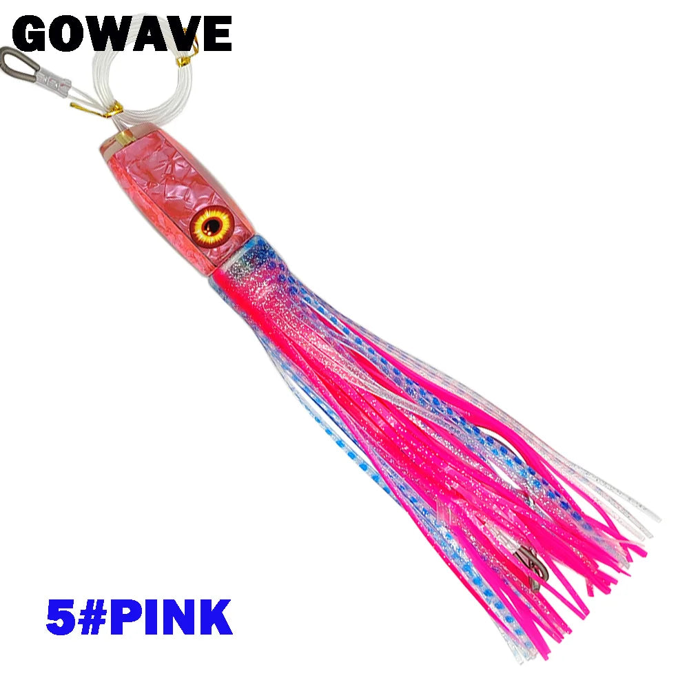 Mahi Lure 32cm 295g Octopus Skirts Trolling Lures Saltwater Big Game Fishing Offshore Deep Sea Fishing Tuna Wahoo Marlin Bait