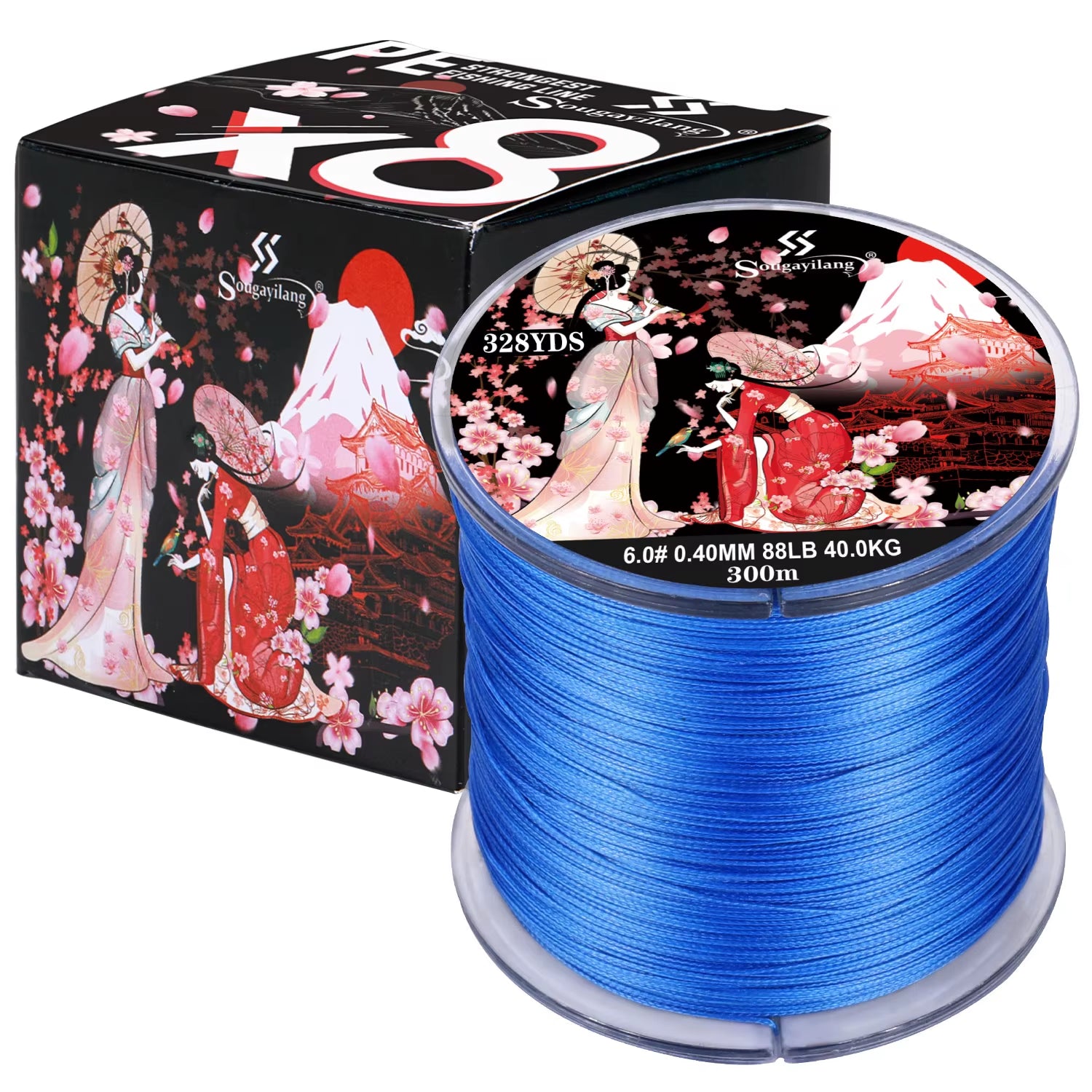 8 Strands Braided Fishing Line 100M 300M Multifilament Carp Fishing Japanese Braided Wire Fishing Accessorie PE Line