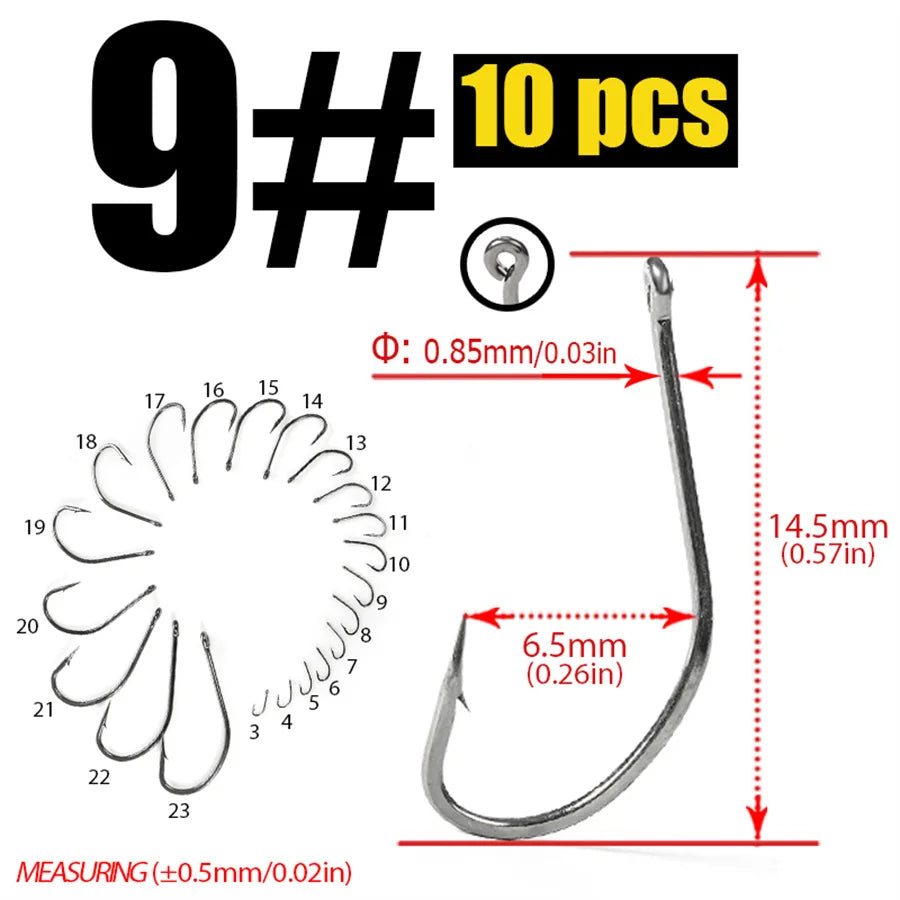 LS-9939 Saltwater Fishing Hooks - Made In Japan Quality