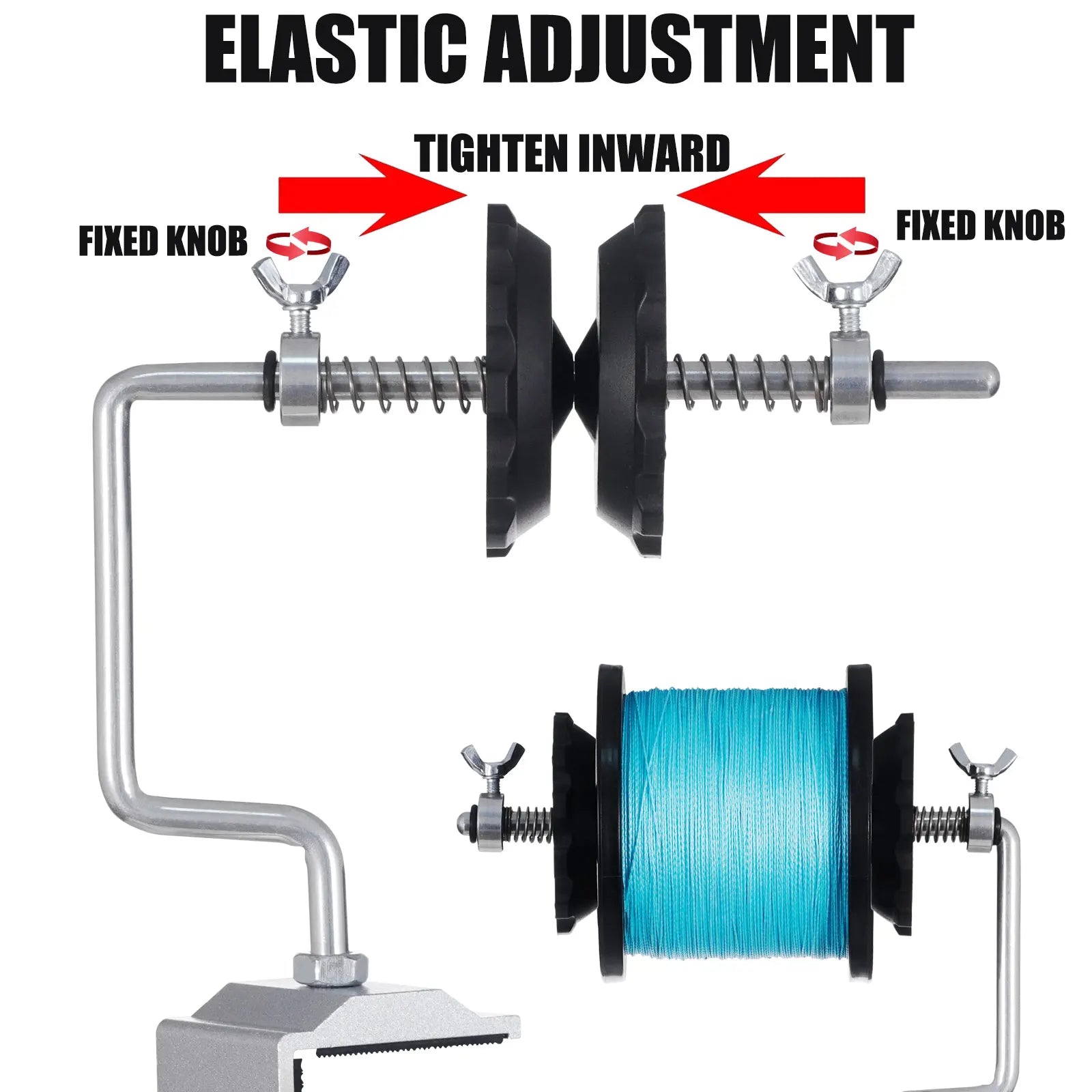 New Fishing Line Spooler for Baitcasting Spinning Reel Portable Fishing Line Winder Machine Reel Spooler Fishing Tackle Tools
