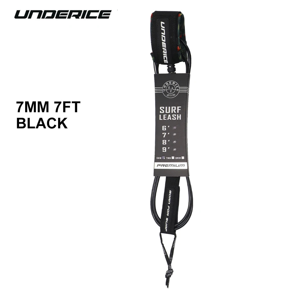 SUP Board 6-10FT Surf Leash Surf Leg Rope Surfboard Leash TPU Stainless Swivels Inflatable Paddle Board Longboard Foot Rope