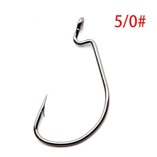 Gamakatsu OFFSET WORM HOOK (Width) Fishing Tee Hooks Sea Assist Hook Triple Treble Hooks Jig Head Fishing Carp Squid Hook