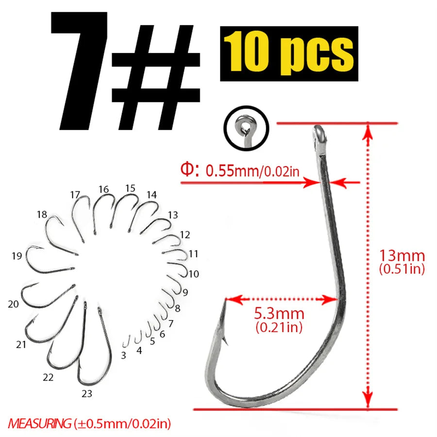 LS-9939 Saltwater Fishing Hooks - Made In Japan Quality