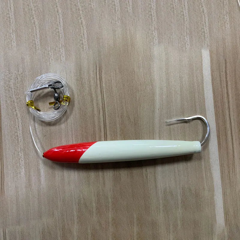 AS Cedar Plug Cast Wood Trolling Pencil Lure Wobbler Bait Seawater Angler Drag Sinking Stickbait Marlin Tuna Boat Fishing Leurre