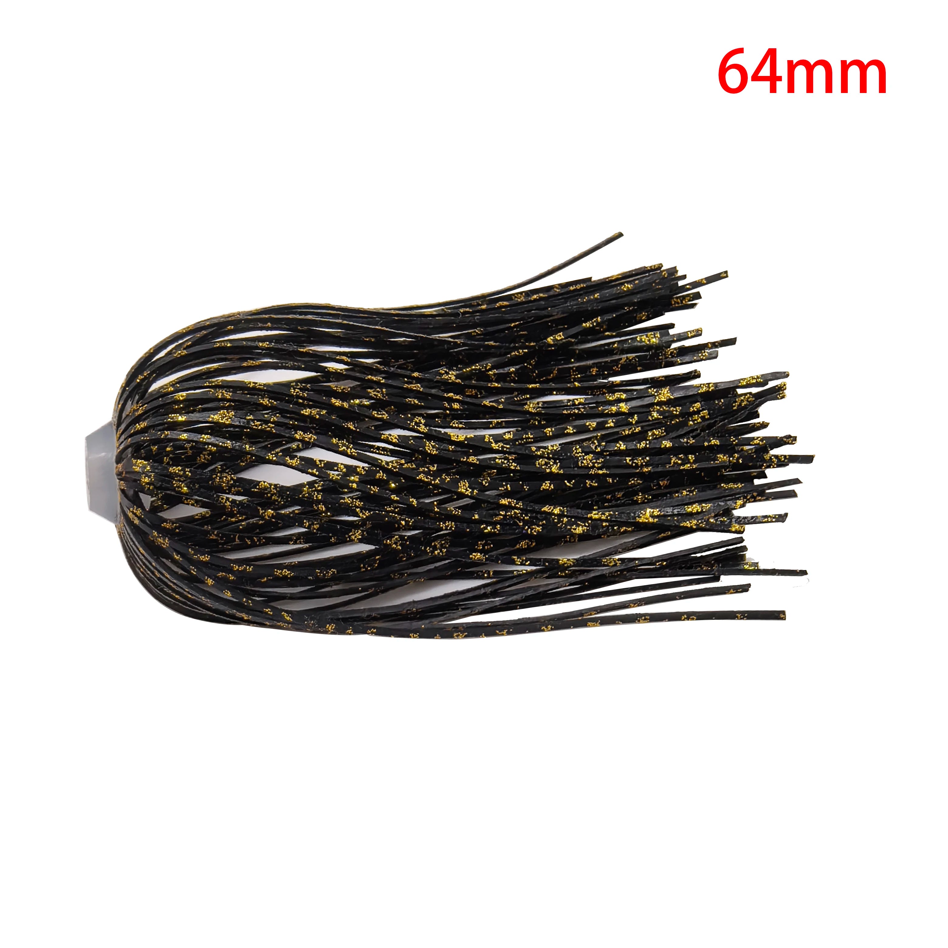 3/10 pcs/lot 88 Strands 64mm Silicone Skirts Elastic hole Umbrella skirts Fishing Accessories Buzzbaits Spinner Buzz Bait