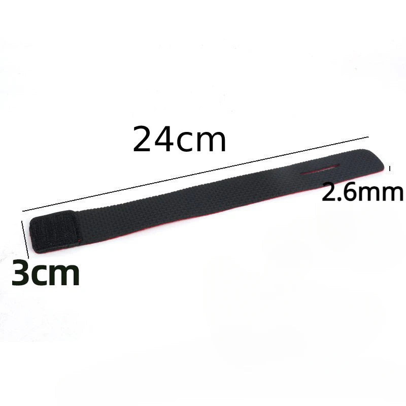 5/10Pcs Fishing Rod Tie Holder Strap Non-slip Belt Tackle Elastic Wrap Band Pole Holder Fastener Ties Reusable Bandage Fastener