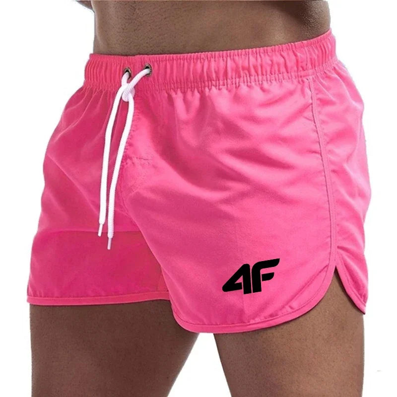 Men's Shorts 2025 Beach Trunks Summer Swim Gym Quick Drying
