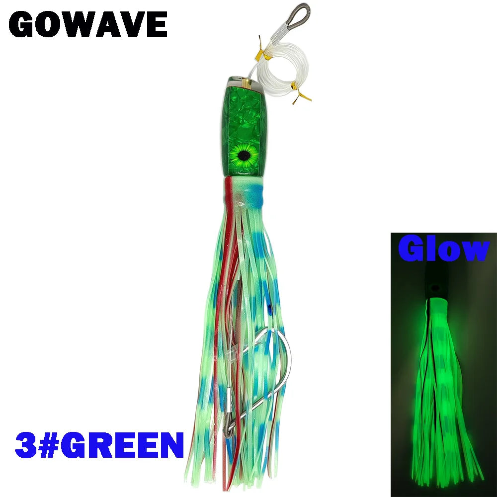 GOWAVE Sailfish Lure 32cm 295g Deepsea Boat Offshore Heavy Big Bait Saltwater Trolling Lures Mahi Marlin Wahoo Big Game Fishing
