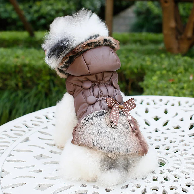 Hooded Pet Products Dog Clothes Winter Pet Clothing Hoodies Dog Puppy Jacket XS-3XL