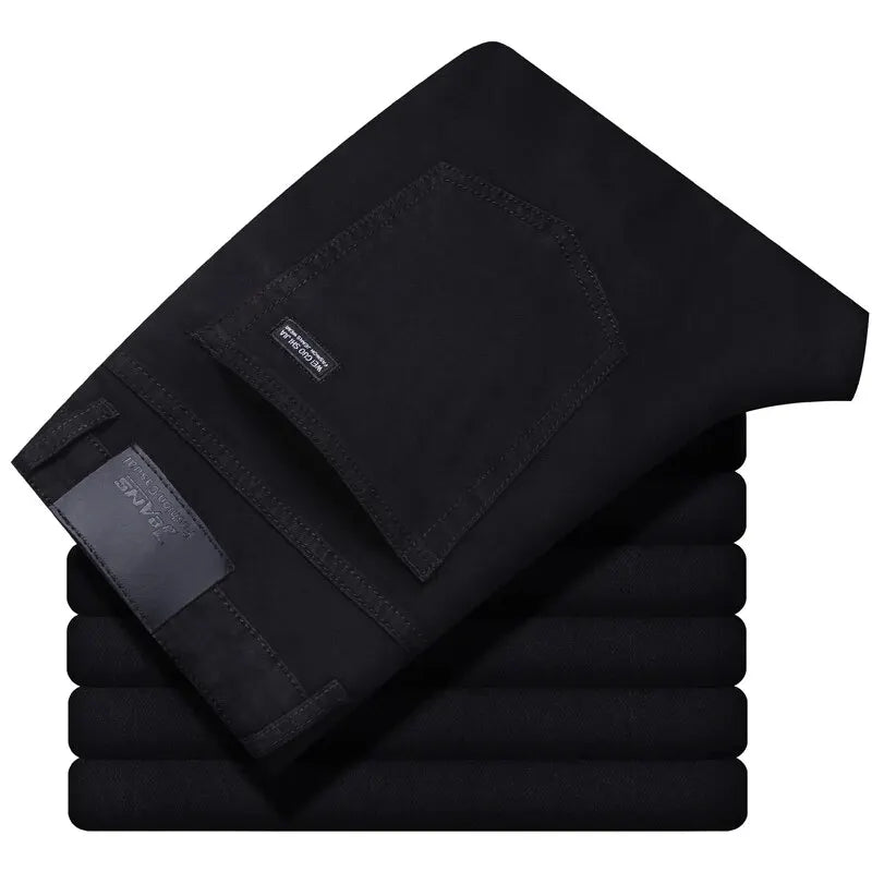 Wthinlee Mens Jeans Casual Straight Stretch - Comfort Fit