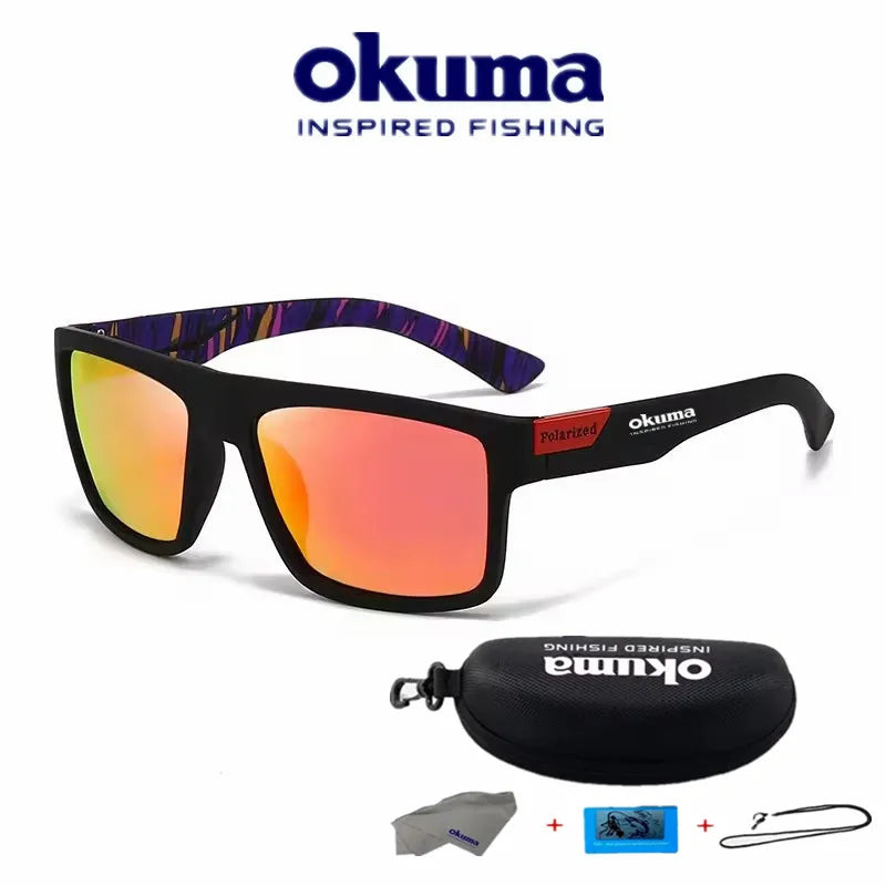 Okuma fashion vintage polarized fashion glasses retro driving fishing luxury fashion glasses, anti-glare eyewear eyepiecesUV400