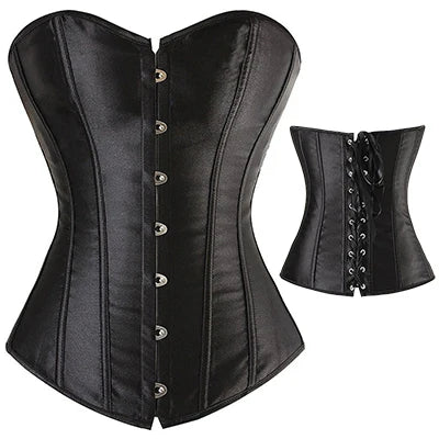 Women’s Steampunk Gothic Clothing. Plus Size Corsets Lace Up Bustier Body Shapers S-6XL